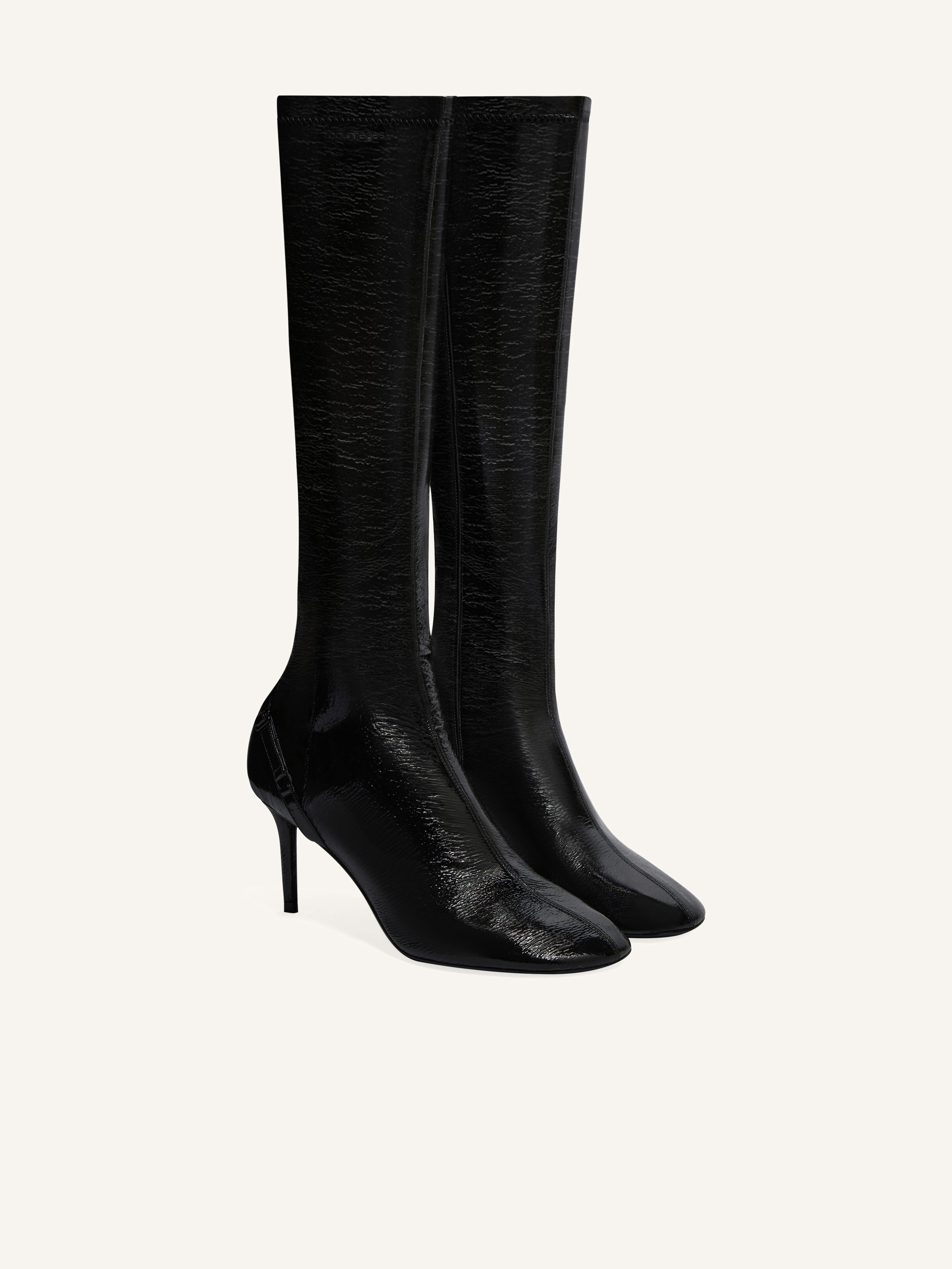 OBLIQUE VINYL BOOTS - 2