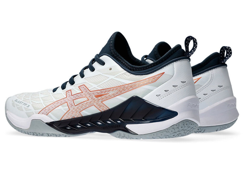 ASICS Blast FF 3 Badminton Shoes 'White Pure Bronze' 1073A069-960 - 4