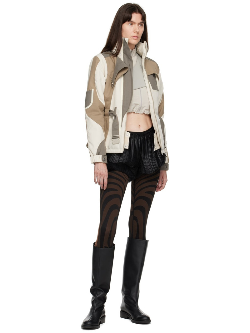 HELIOT EMIL™ SSENSE Exclusive Beige & Gray Jacket outlook
