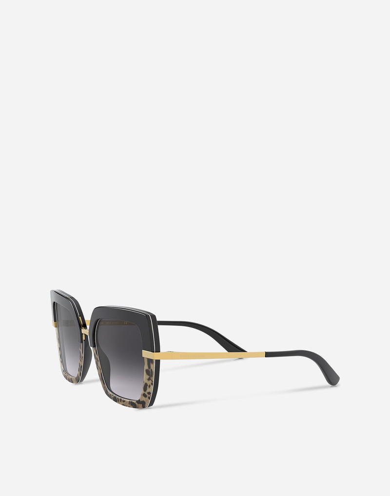 Dolce & Gabbana Half print sunglasses outlook
