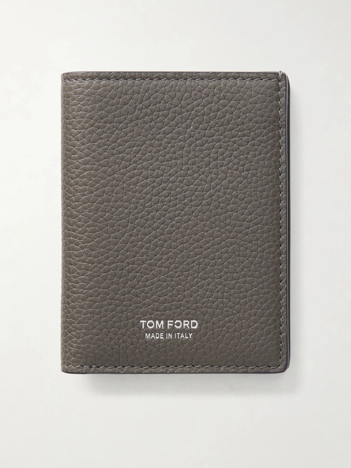T Line Leather Folding Cardholder - 1