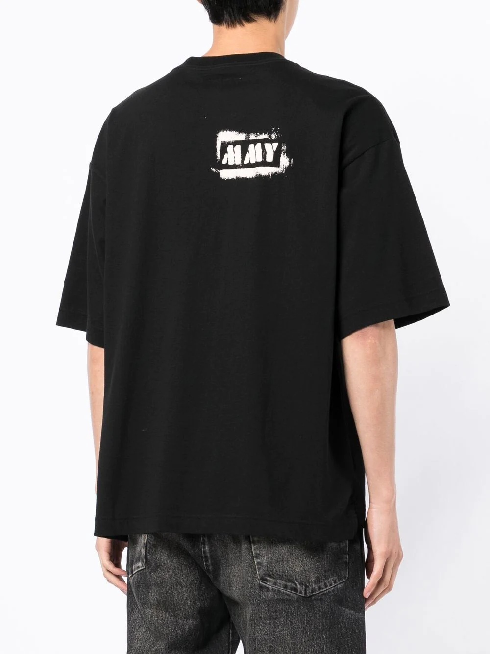 text-print T-shirt - 4