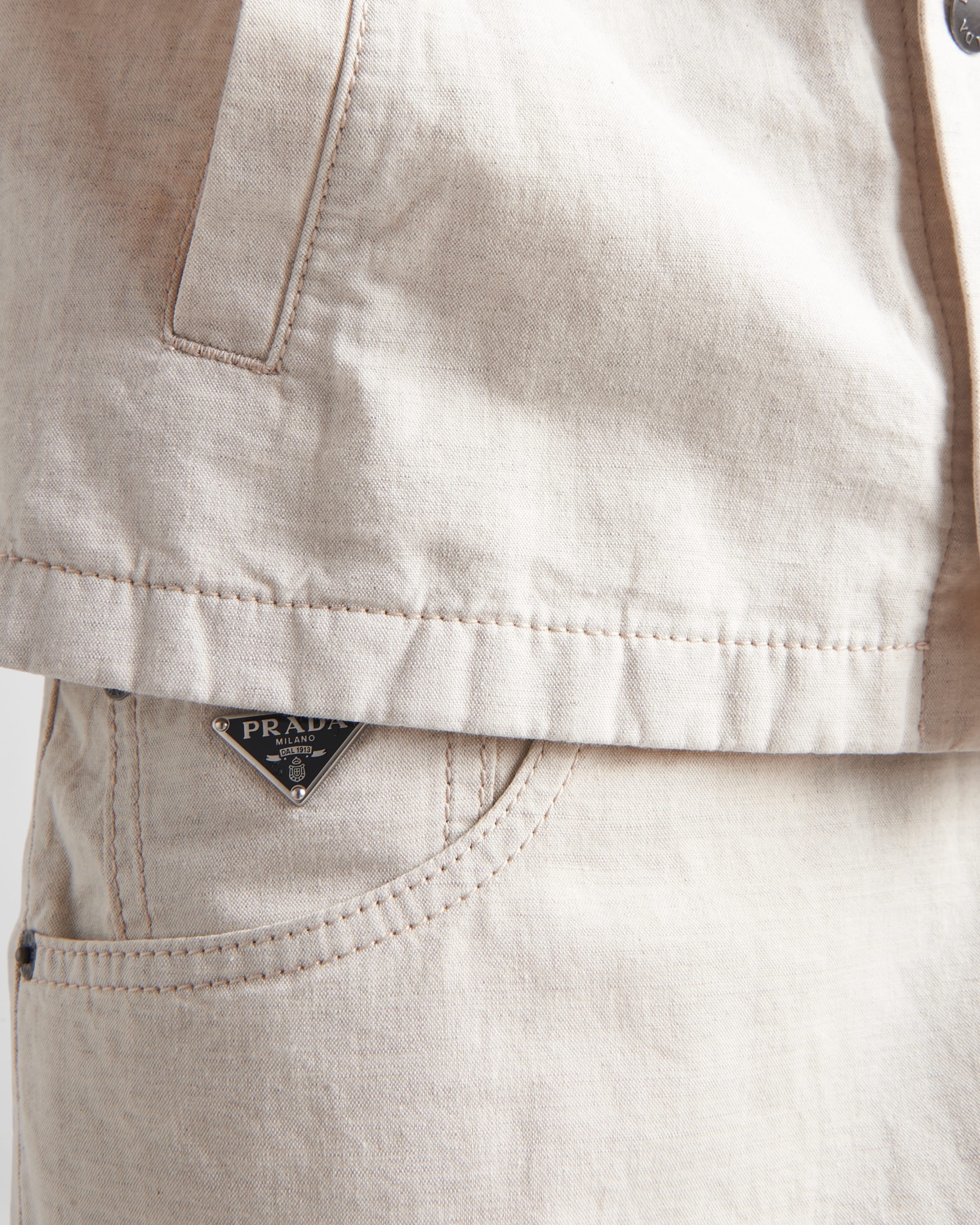 Five-pocket chambray jeans - 4