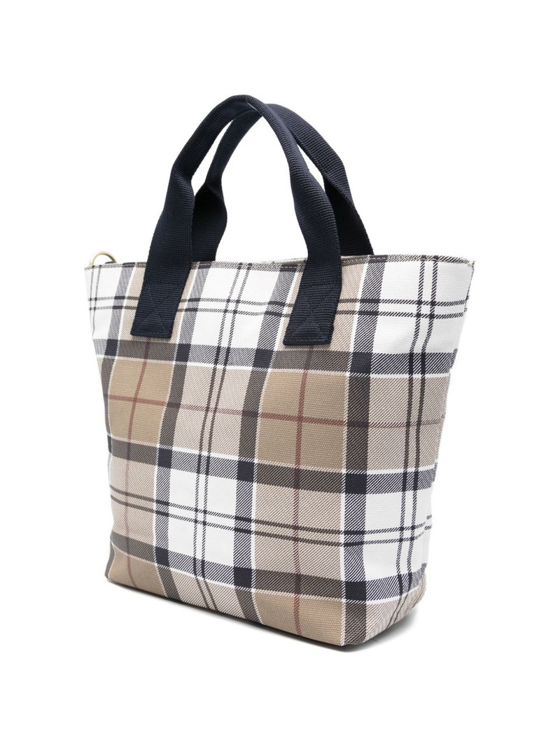 Maisy tartan tote bag 3