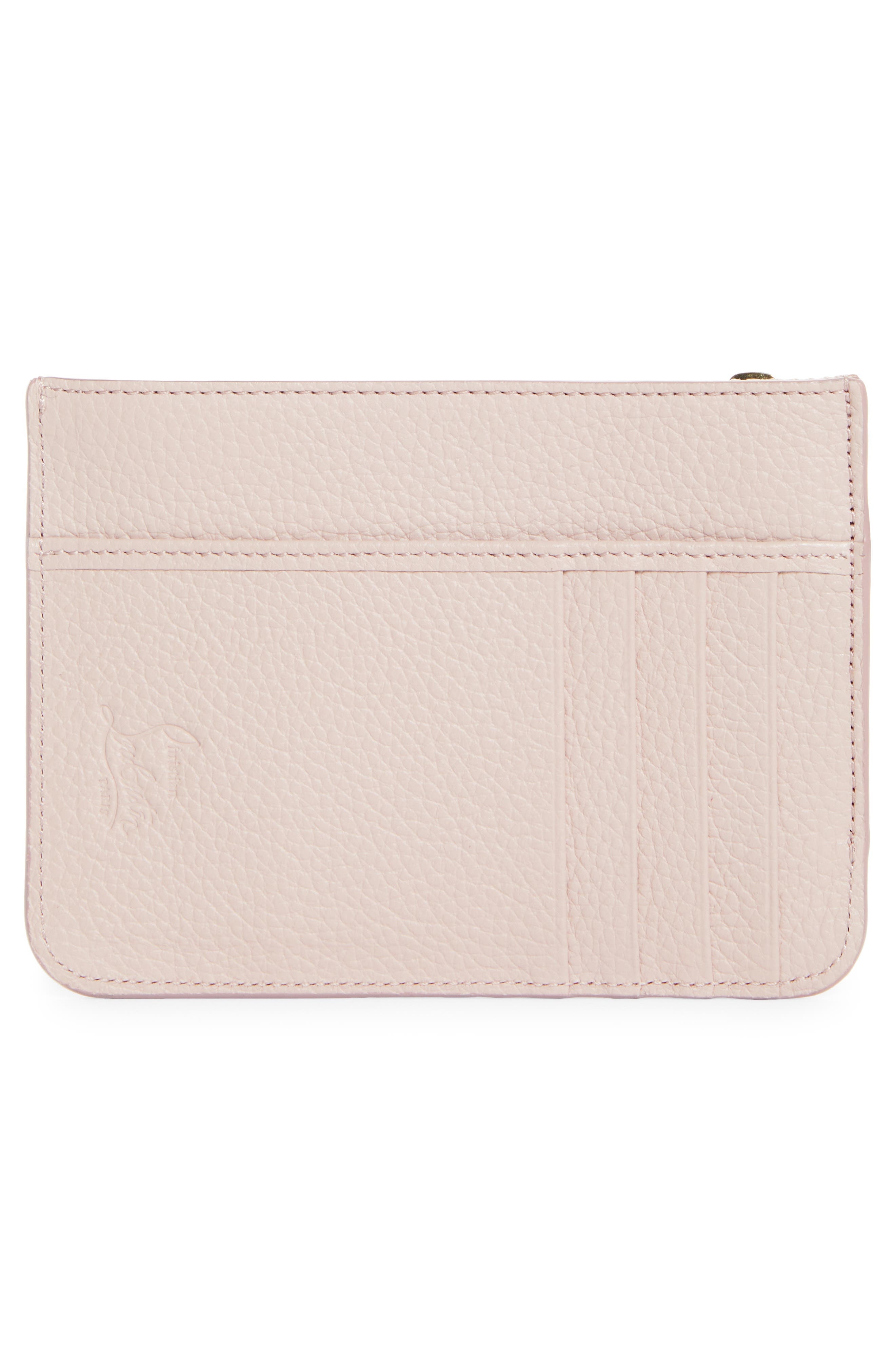 Christian Louboutin Paloma Loubinthesky Calfskin Coin Purse in Vintage Rose at Nordstrom - 3