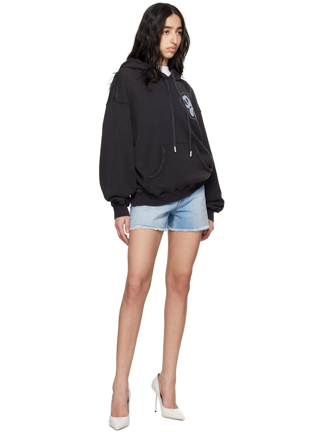 Blue Doll Denim Shorts - 4