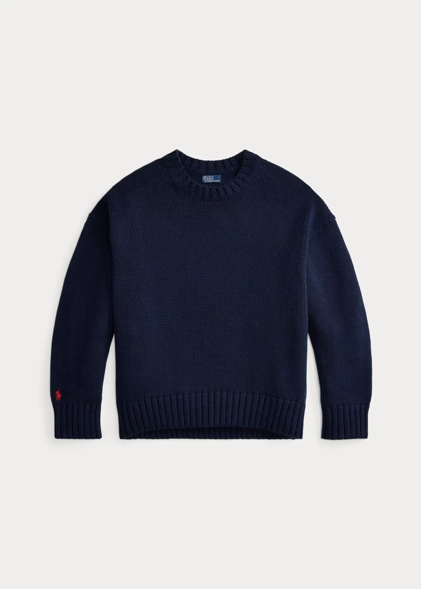 Cotton Crewneck Sweater - 1