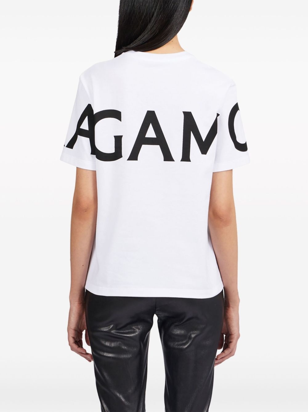 logo-print cotton T-shirt - 4