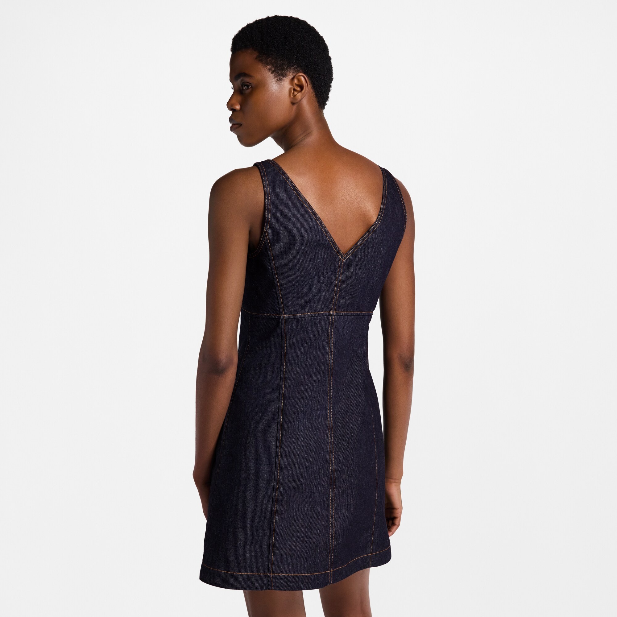 Denim Mini Dress - 7
