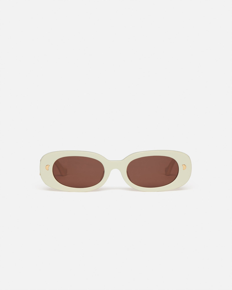 Bio-Plastic Oval-Frame Sunglasses 1