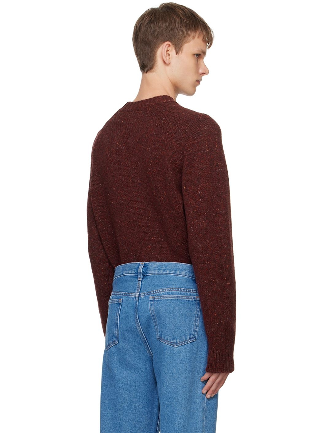 Burgundy Harris Sweater - 3