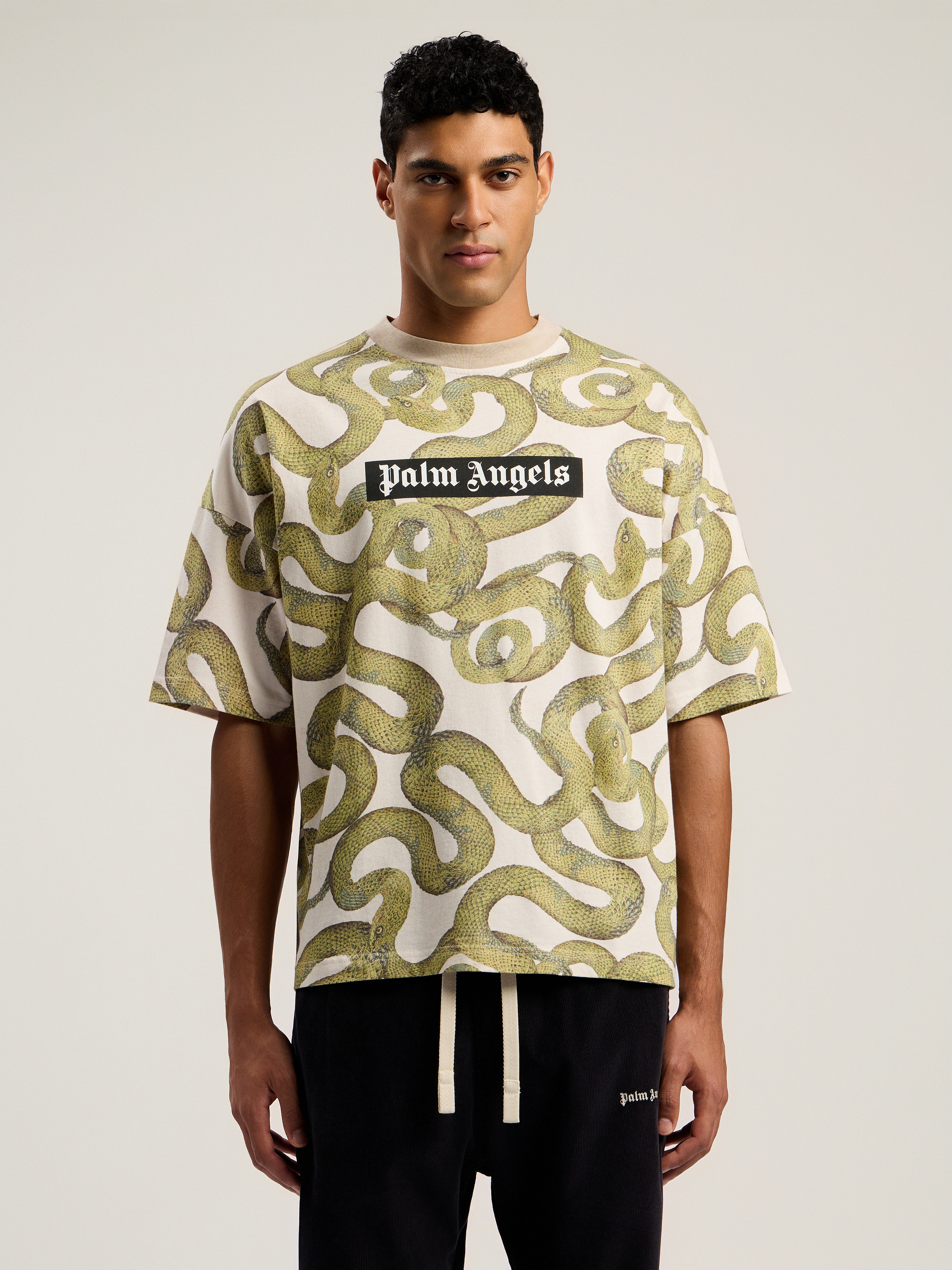 Snake Allover Loose T-Shirt - 3