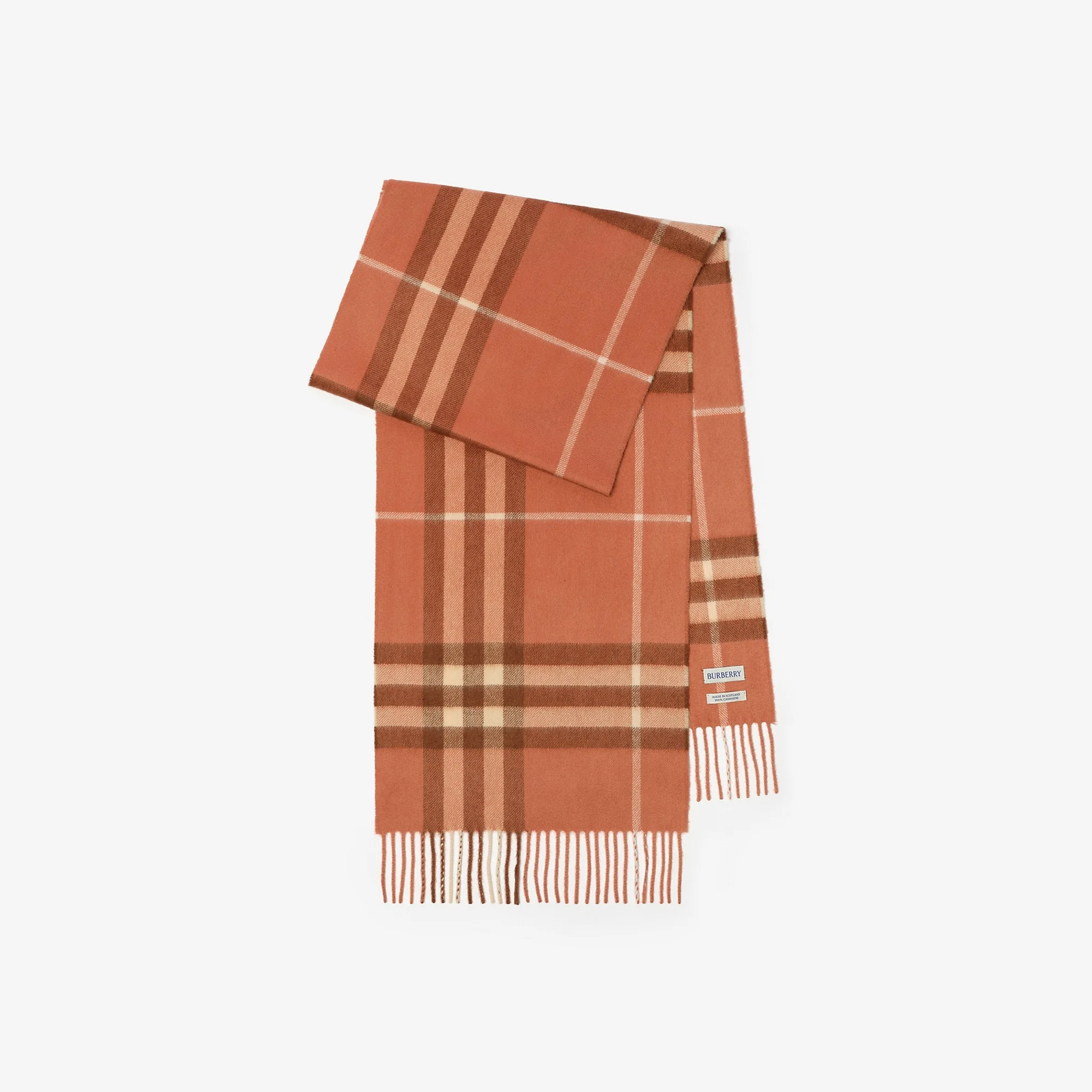 Check Cashmere Scarf - 1