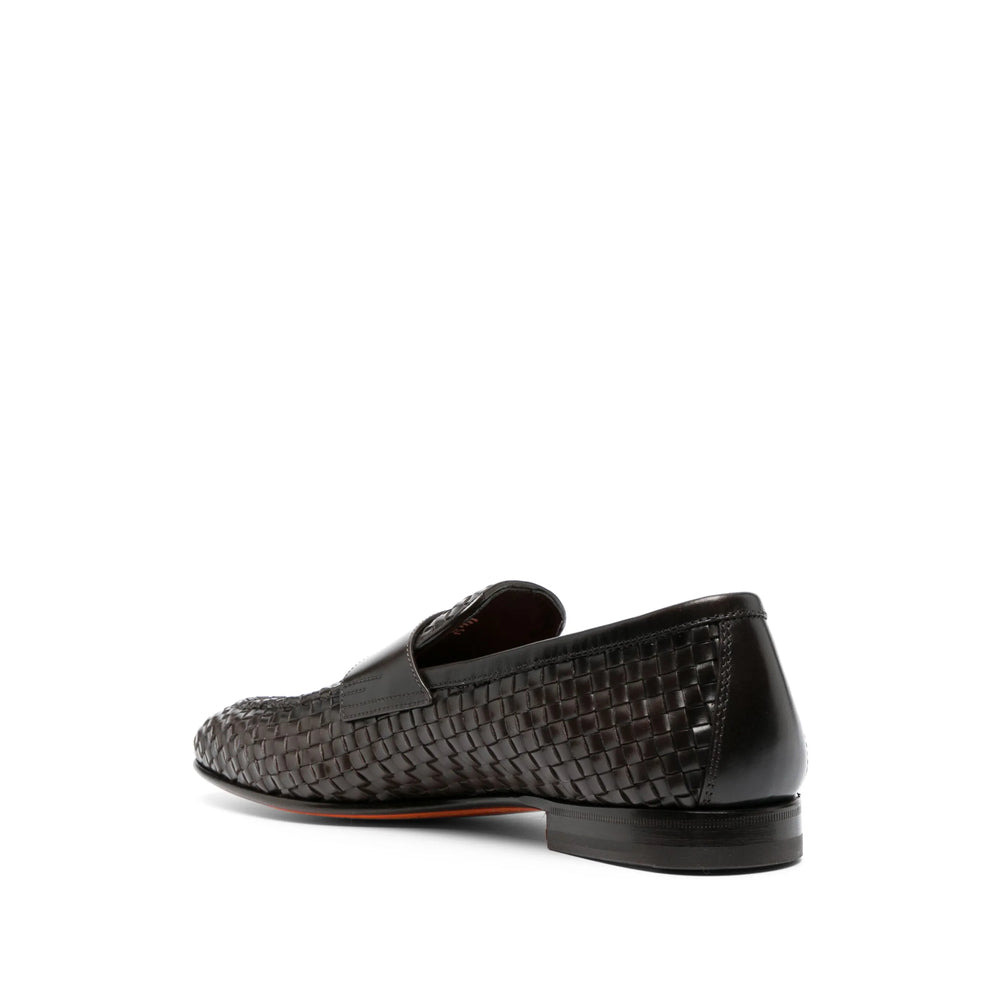 Santoni Brown Loafers Men - 3