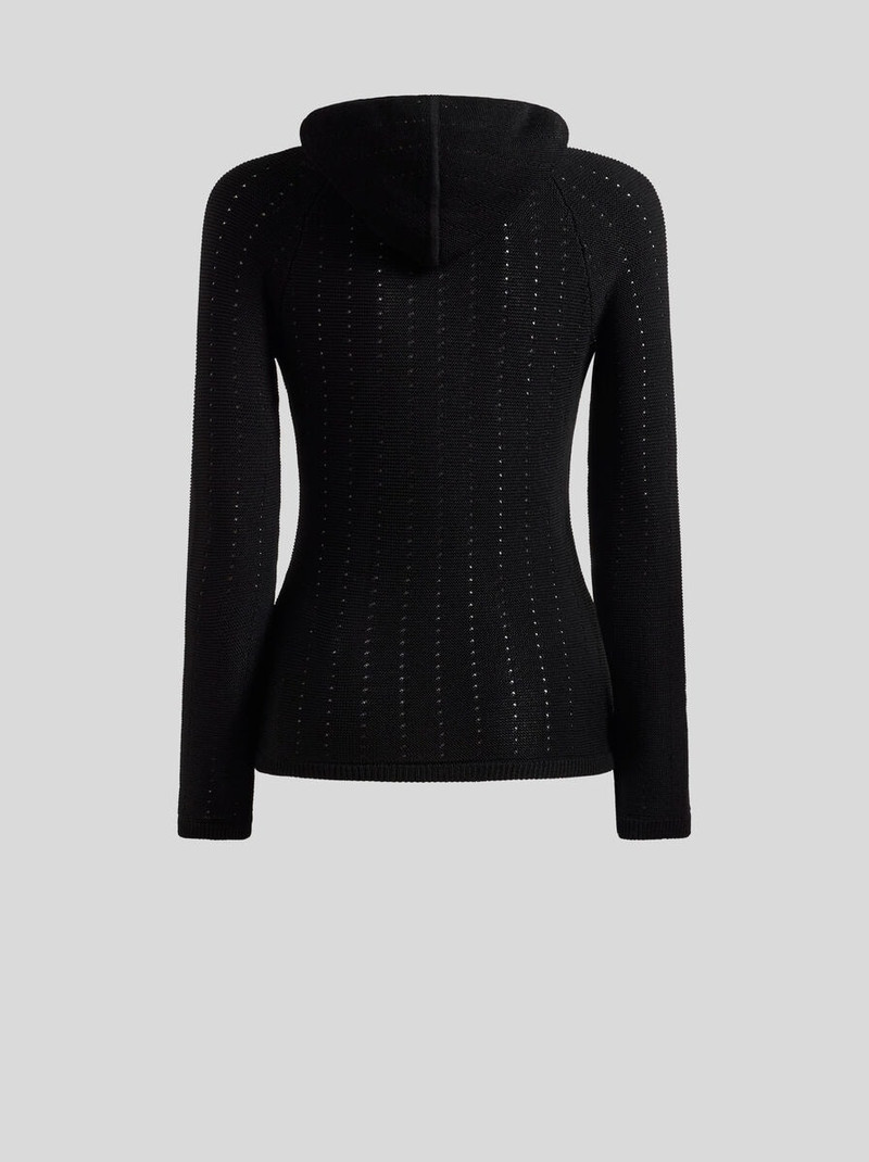 KNIT TOP WITH CROSSOVER AND PUNCHED DETAIL 6