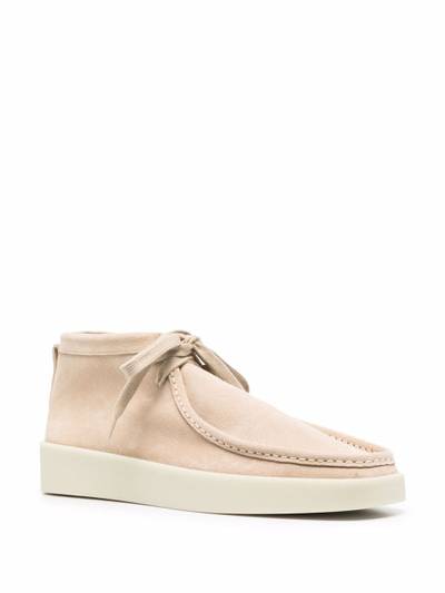 Fear of God lace-up wallabee shoes outlook