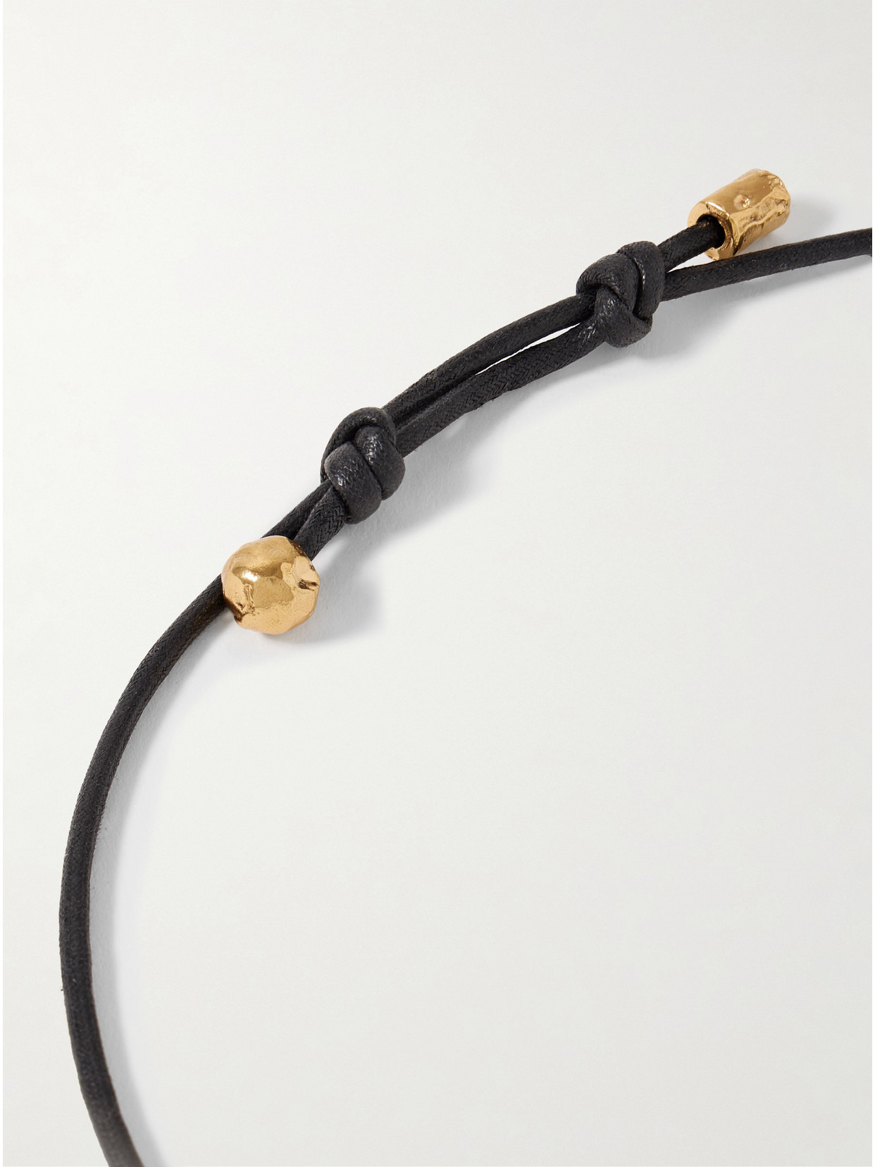 The Link Of Wanderlust Recycled Gold-plated Cord Necklace - 3