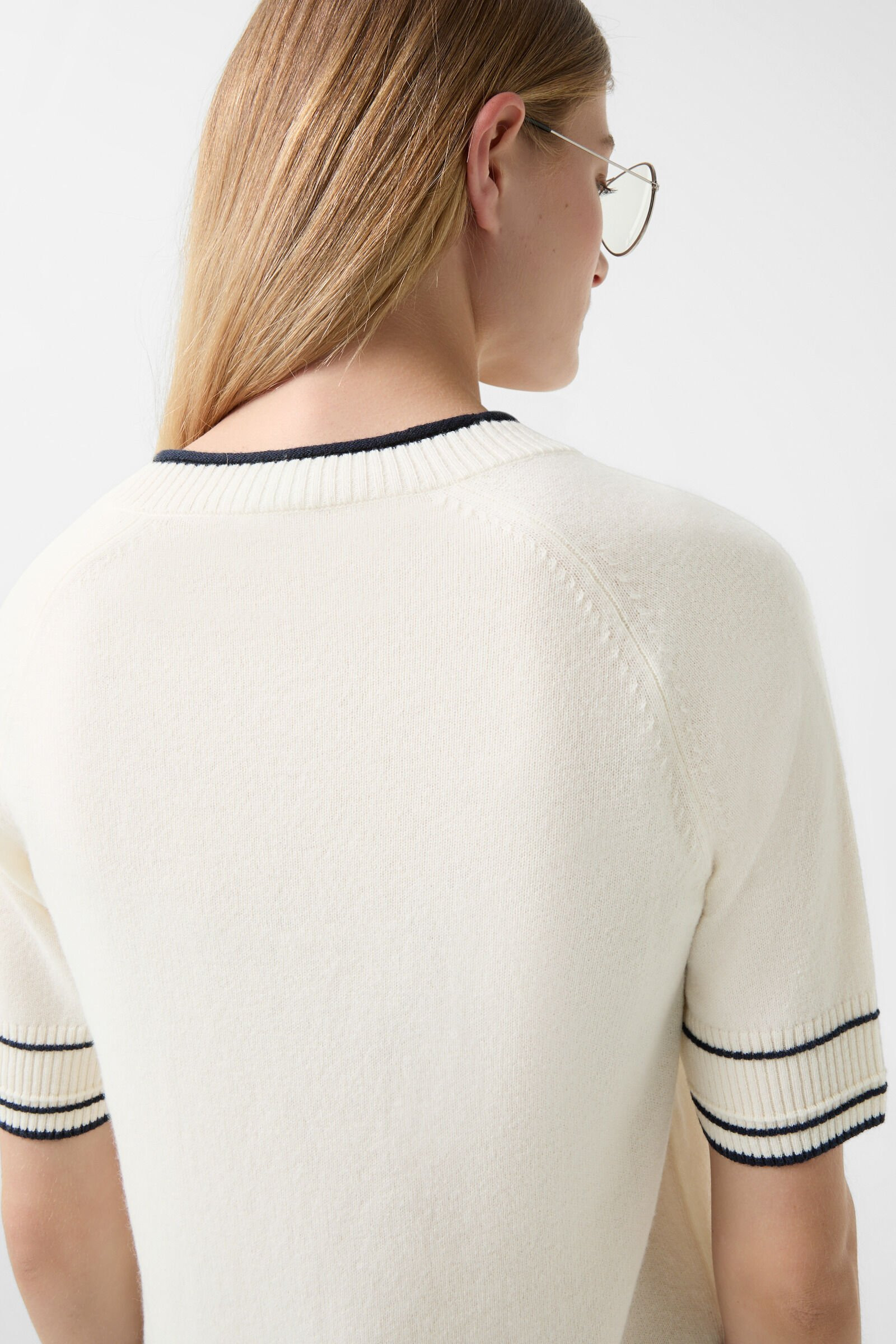 Chiri knitted shirt in Cream - 4