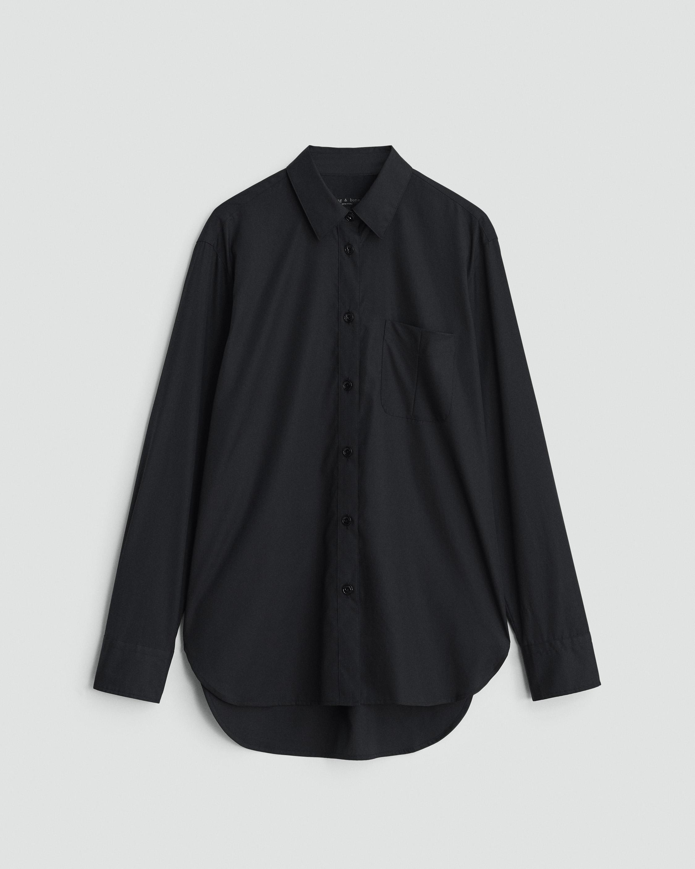 Maxine Cotton Poplin Shirt
Classic Fit Button Down - 1
