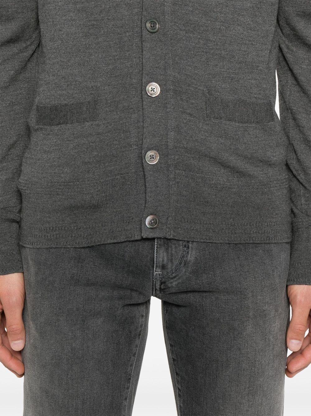 fine-knit cardigan - 5