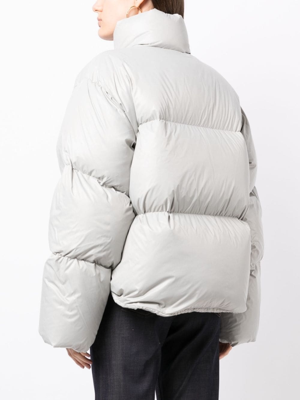 high-neck puffer jacket - 4