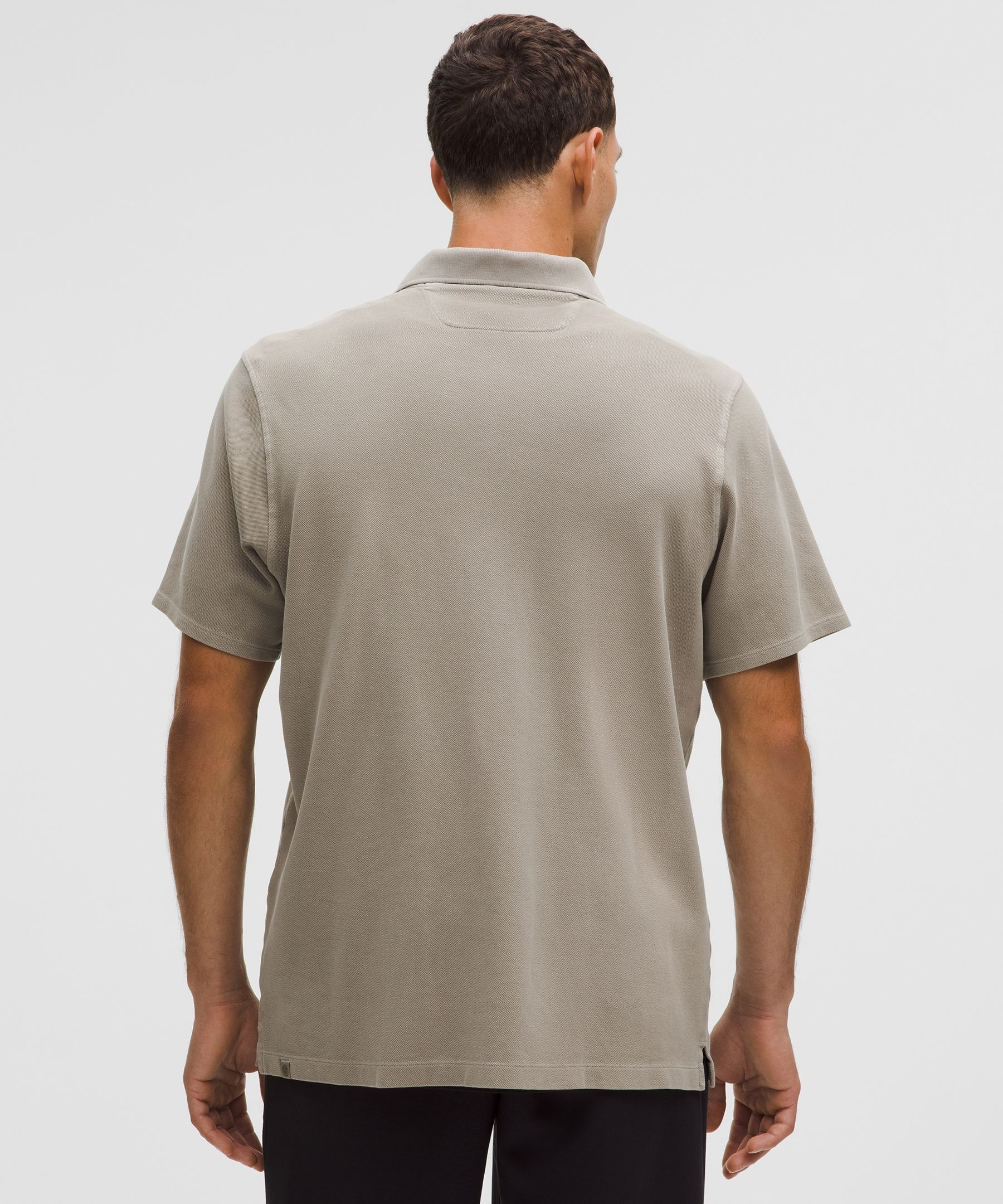 Cotton Pique Short-Sleeve Polo Shirt - 3