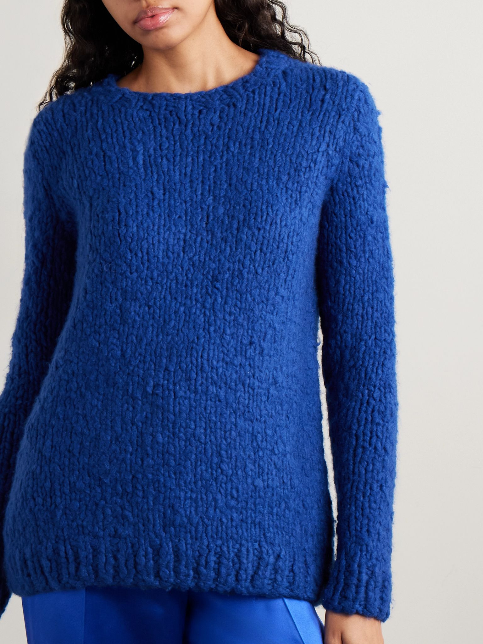 Lawrence cashmere sweater Blue - 3