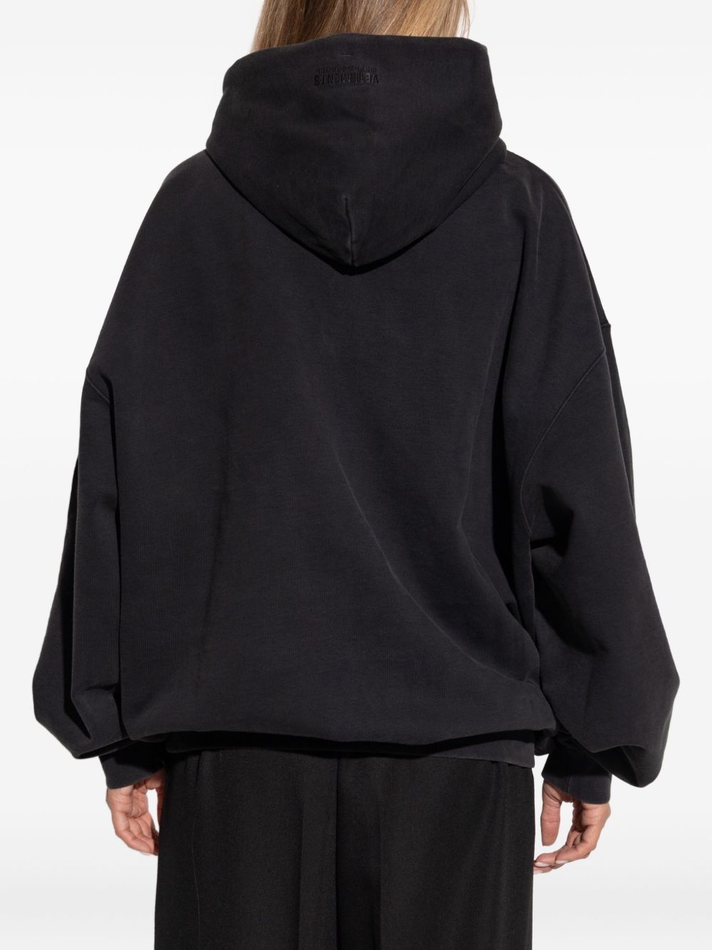 graphic-print cotton hoodie - 5