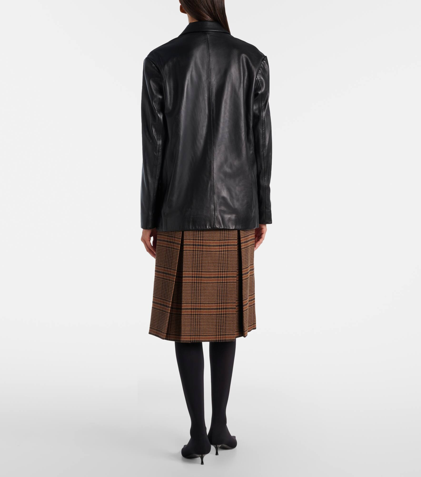 Opus leather blazer - 3