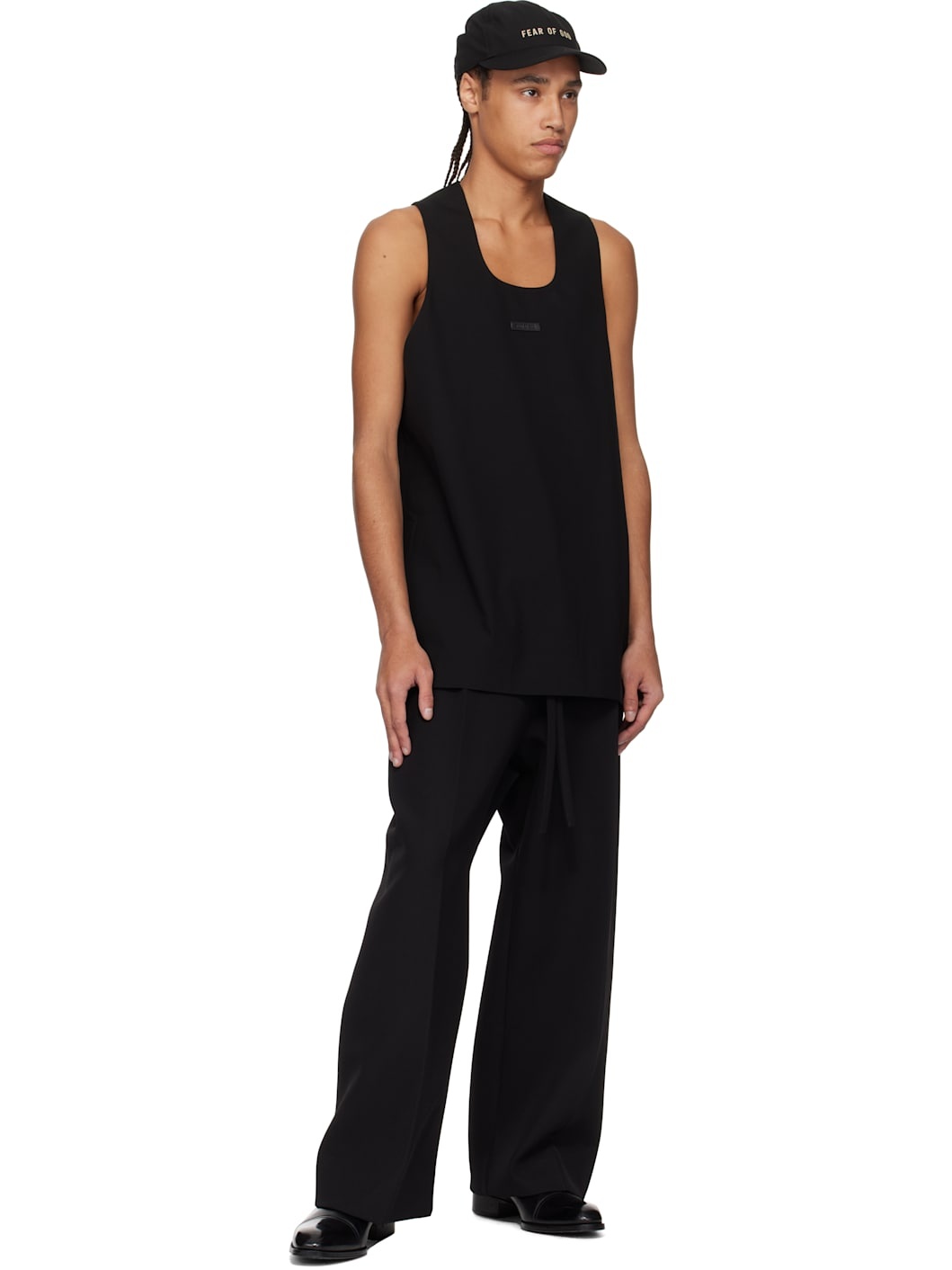 Black Oxford Tank Top - 4