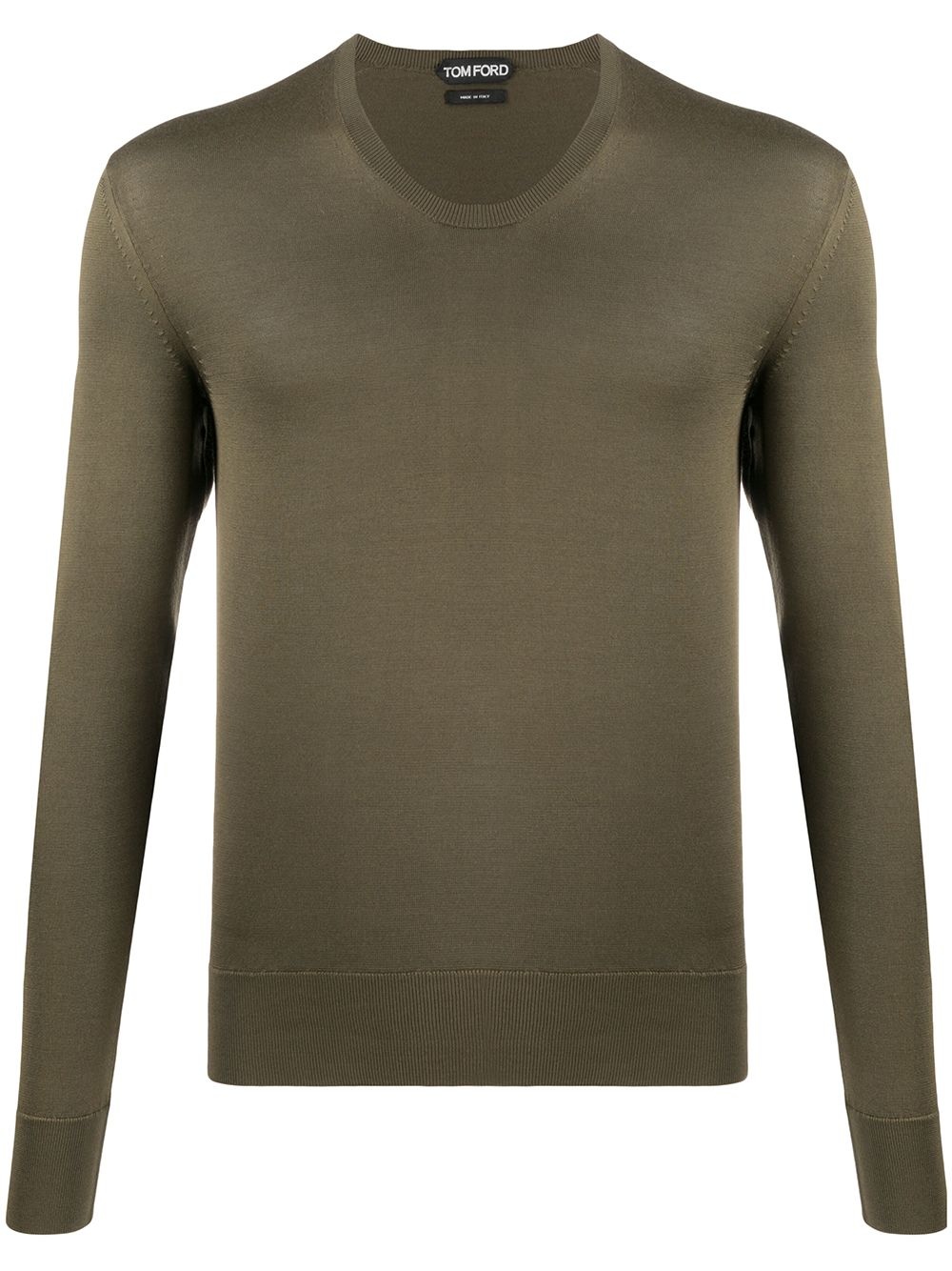 scoop-neck sweater - 1