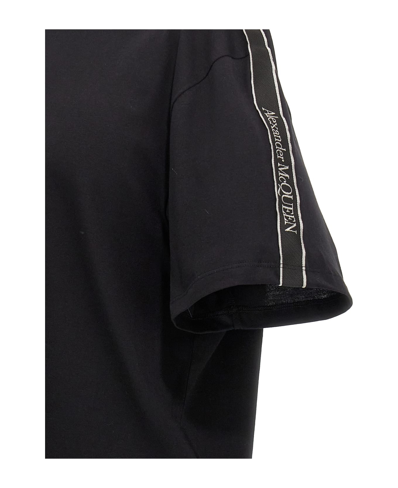 Contrast Band T-shirt - 4