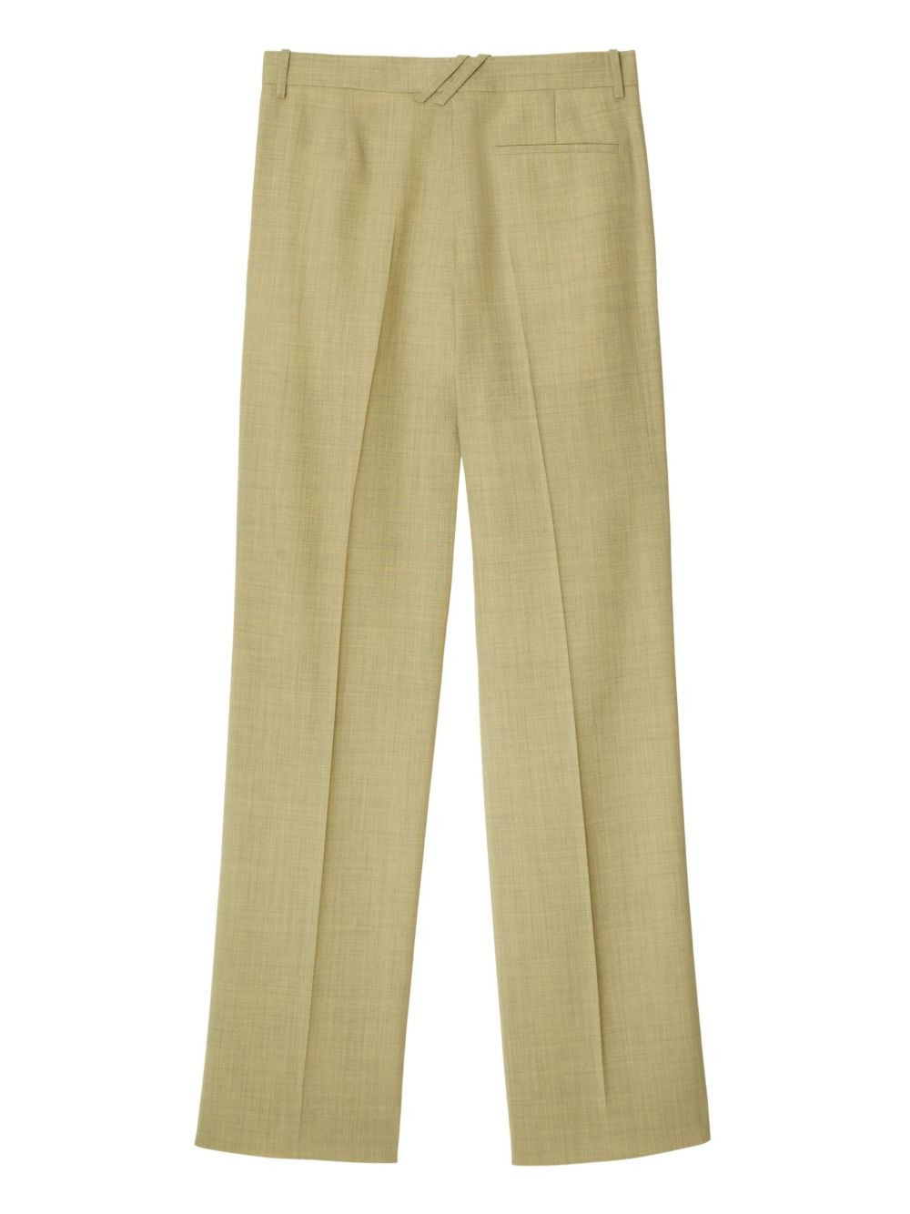 straight-leg tailored wool trousers - 6