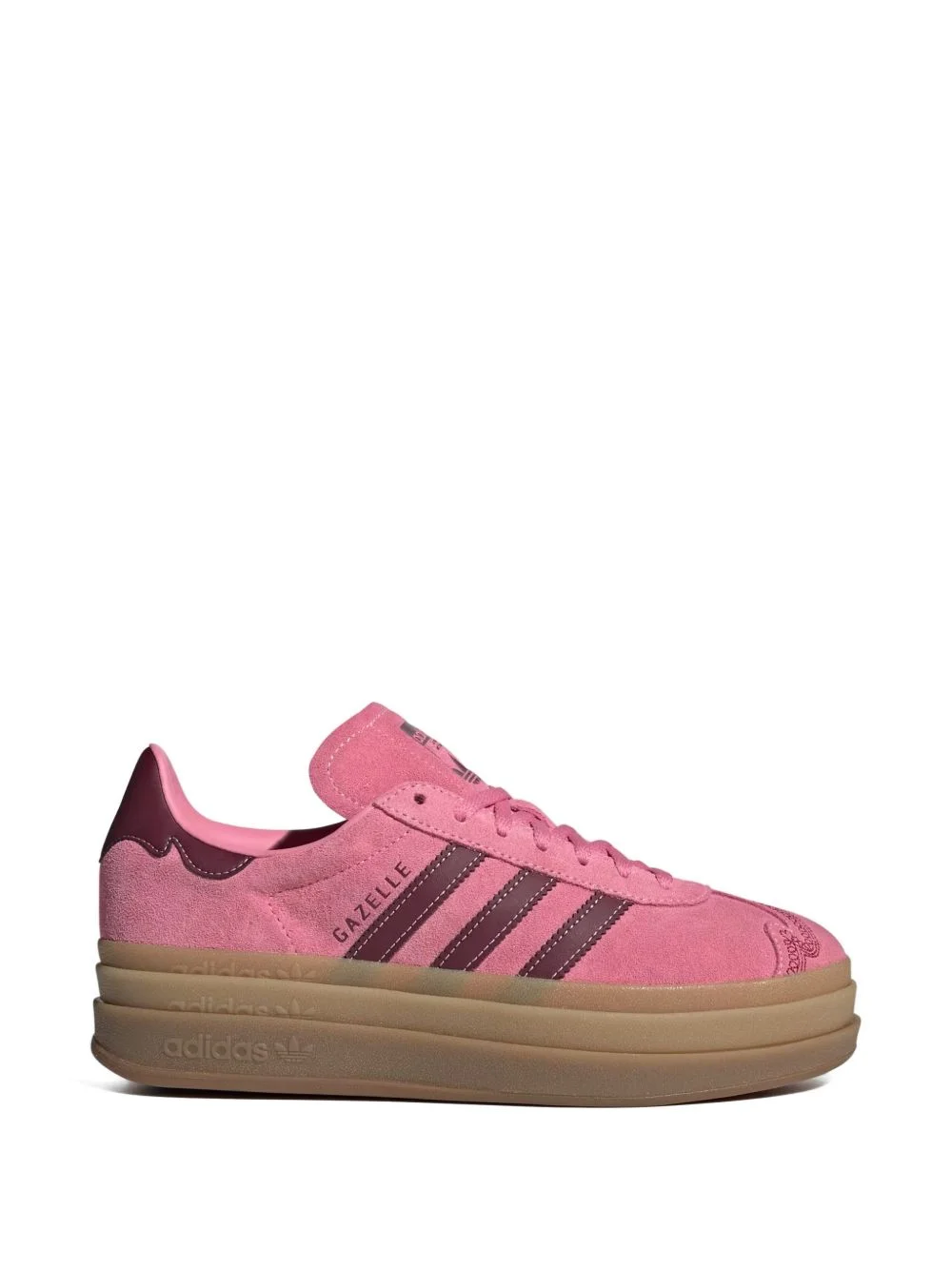 Gazelle Bold "Shadow Red/Pink Spark" sneakers - 1