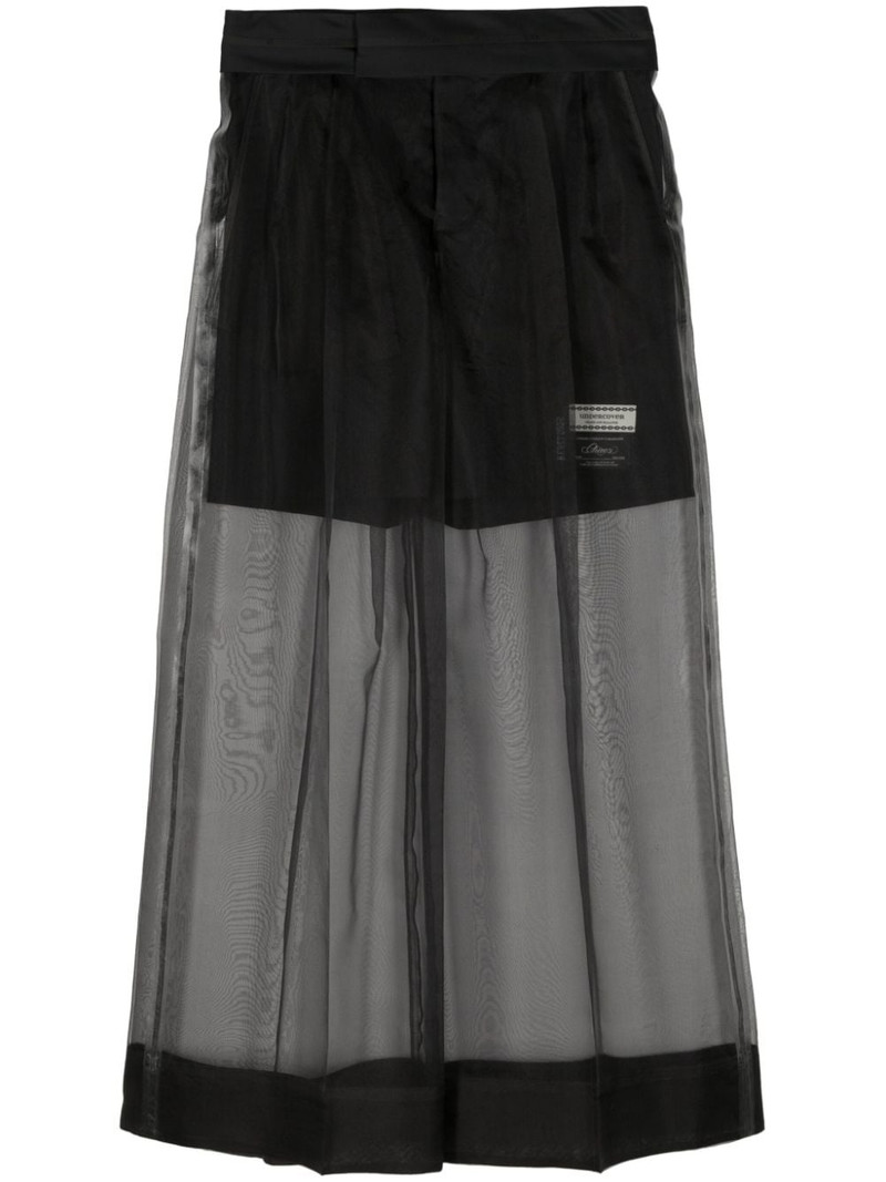 silk-overlay wide-leg trousers 1