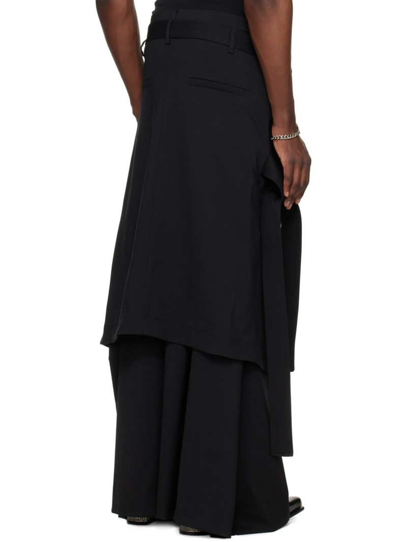 Black Apron Midi Skirt 3