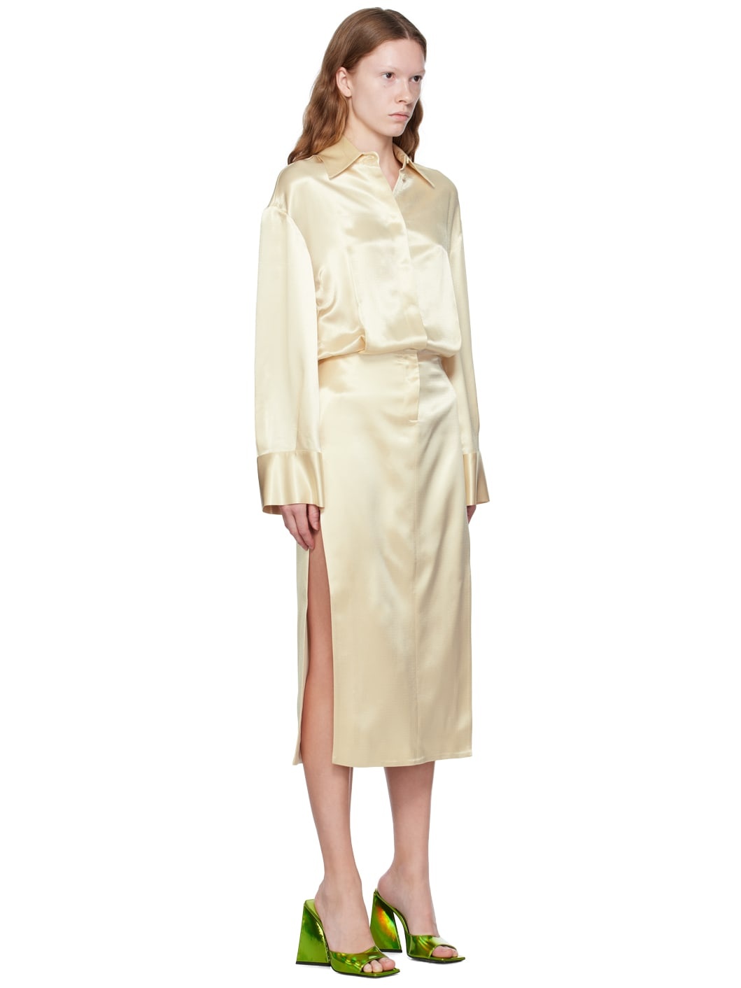 Beige Charla Midi Dress - 2