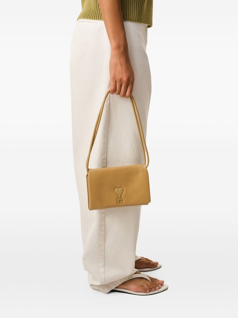 AMI Paris Voulez-Vous logo-appliqué clutch bag outlook