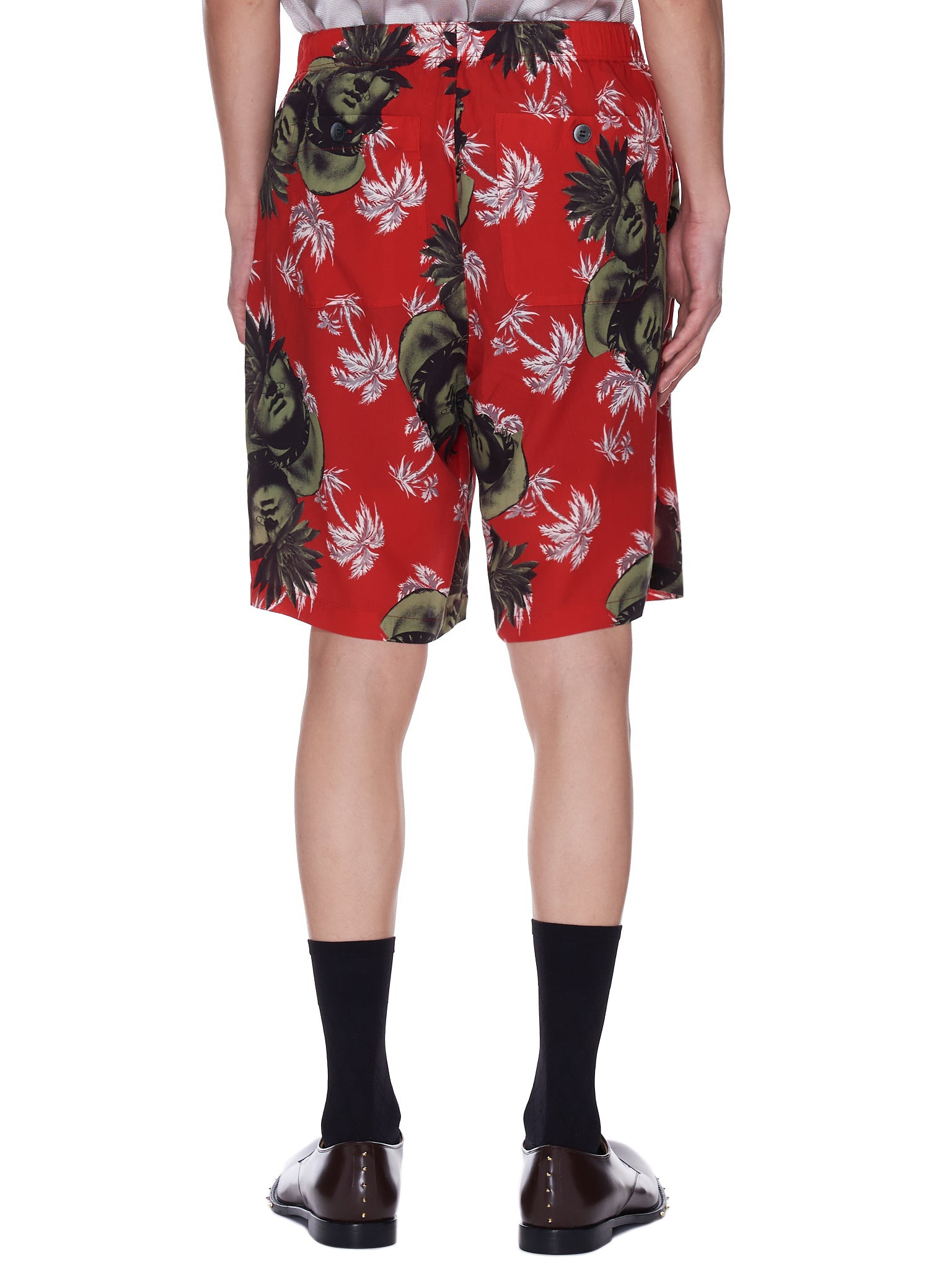 Graphic Print Lounge Shorts - 3