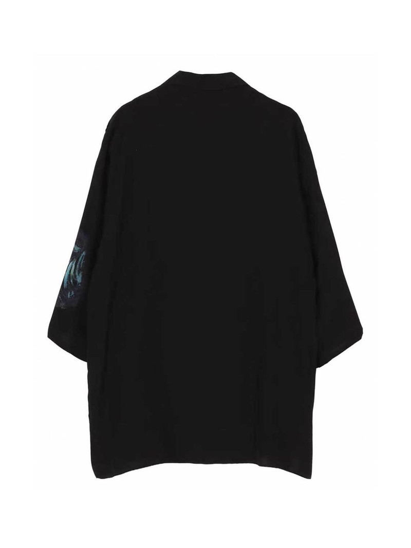 Yohji Yamamoto graphic pattern pocket shirt outlook