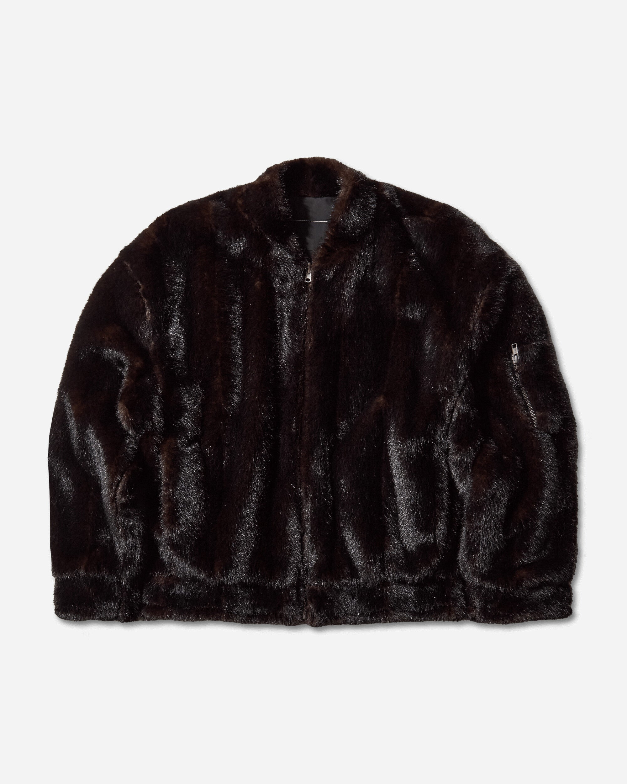 Men's Reversible Bomber Jacket Brown - 3