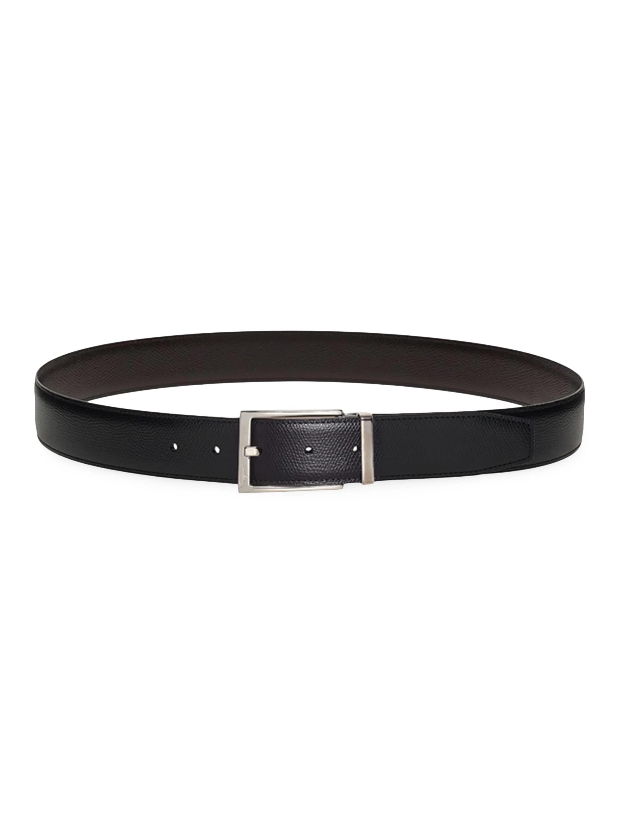 Men's Buckle Cut-to-Size Leather Belt - Nero Hickory - 1