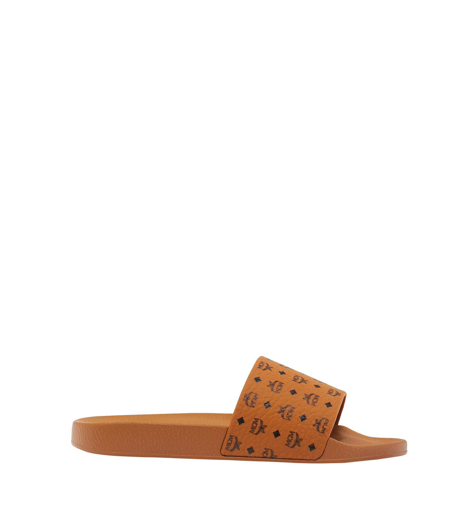 Monogram Print Rubber Slides - 2