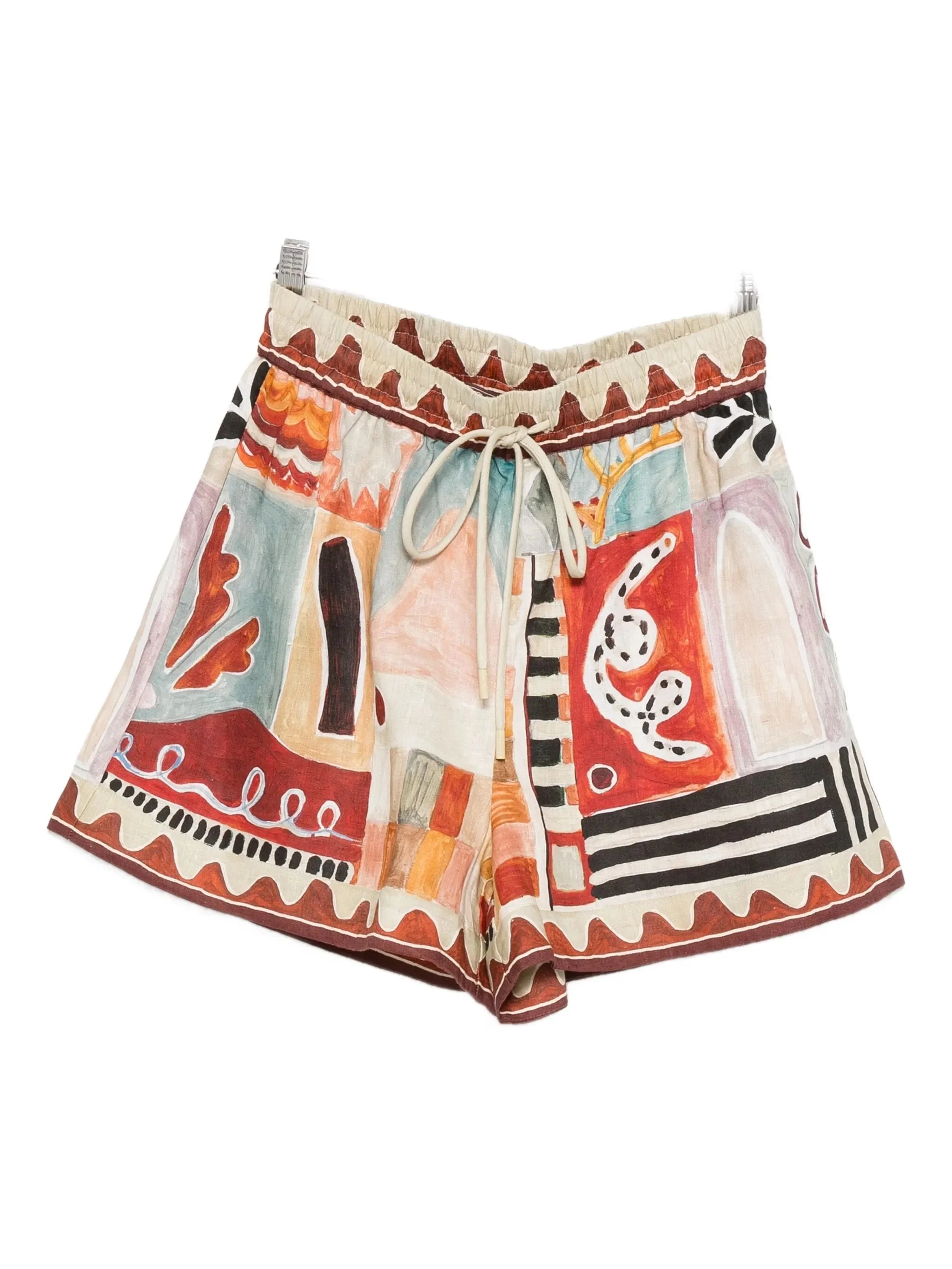 Alemais Michelle Abstract-print Shorts - 1