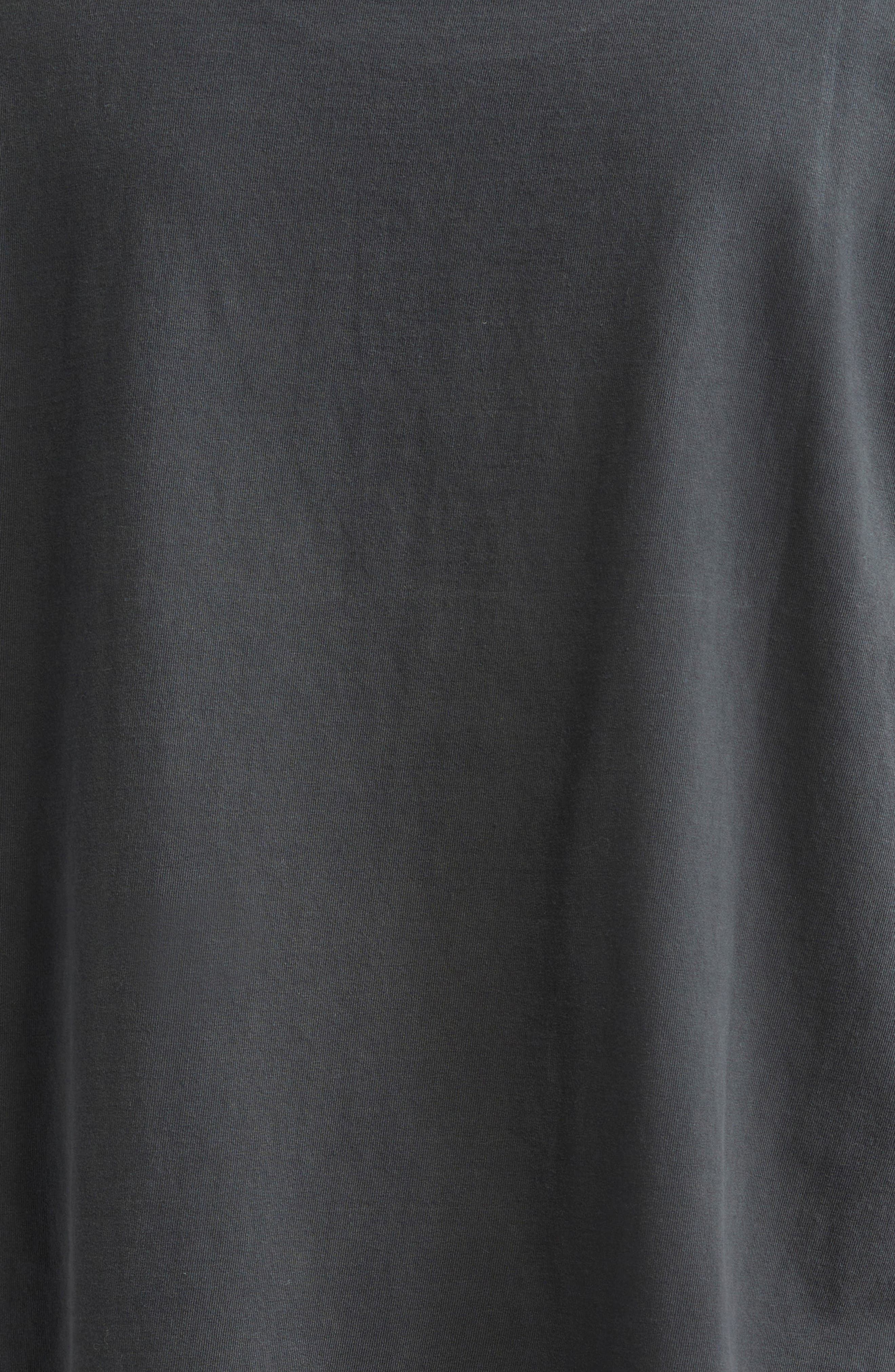 Maison Margiela Embroidered Logo Cotton T-Shirt in Washed Black at Nordstrom - 6