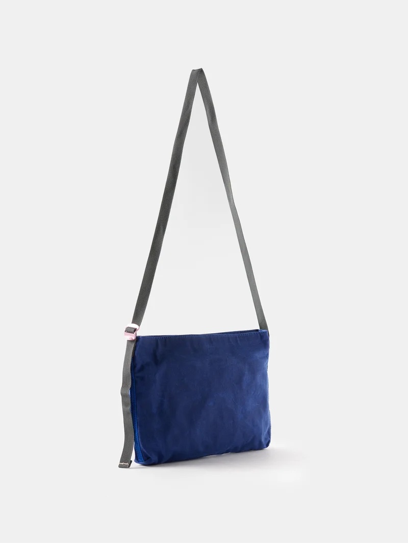 Acne Studios Andemer embroidered waxed cotton cross-body bag