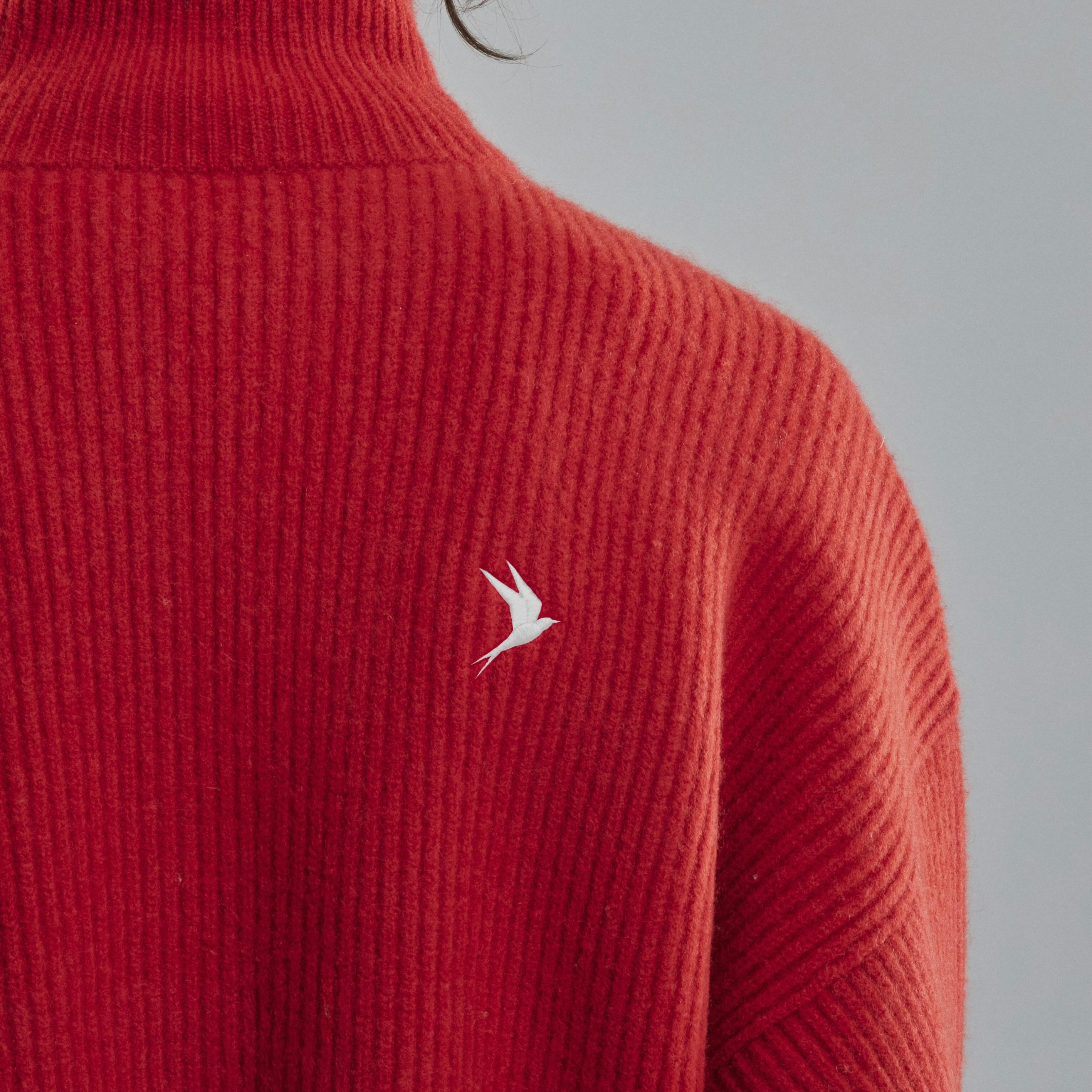 Vonarstræti Zipped Wool Sweater (Unisex) - 10