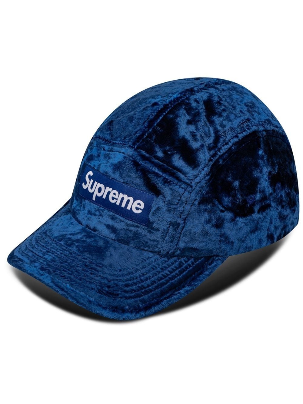 crushed velvet camp cap - 1