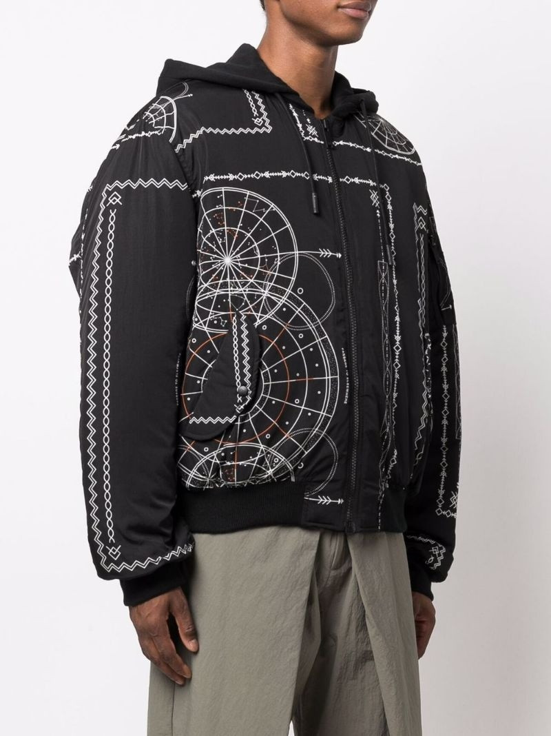 Astral-print bomber jacket 3