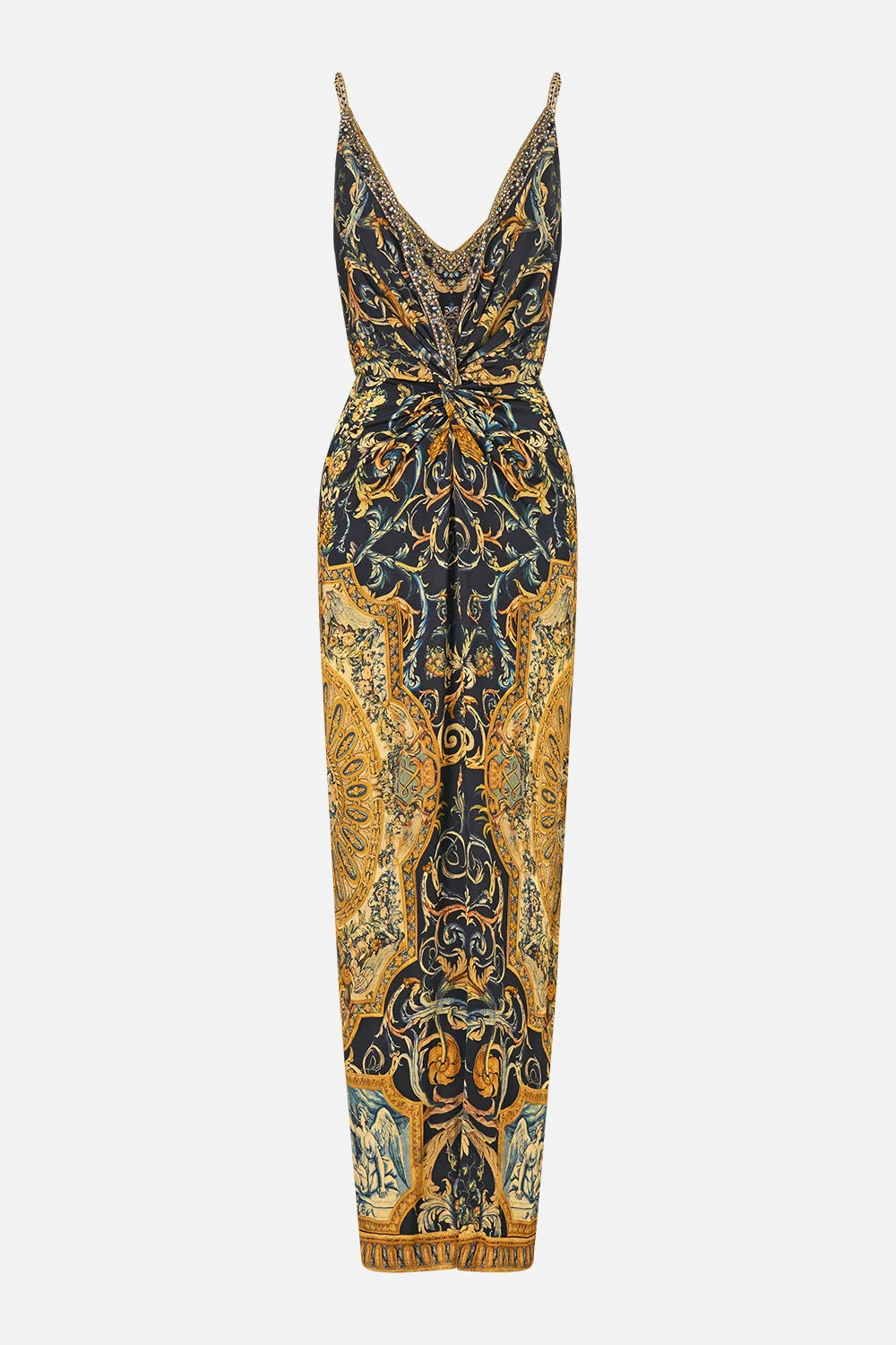 STRAPPY DRESS WITH TWIST FRONT MUSEUM MEMOIRS - 1